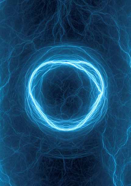 Relâmpago azul bobina
 - Foto, Imagem