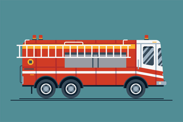 emergency vehicle fire engine truck - Vektor, obrázek