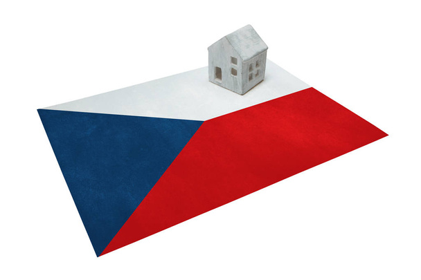Huisje op een vlag - Tsjechië - Foto, afbeelding