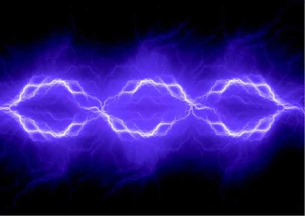 Rayo eléctrico azul
 - Foto, Imagen