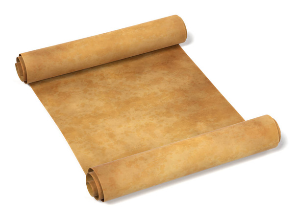 realistic 3d render of scroll - Photo, Image