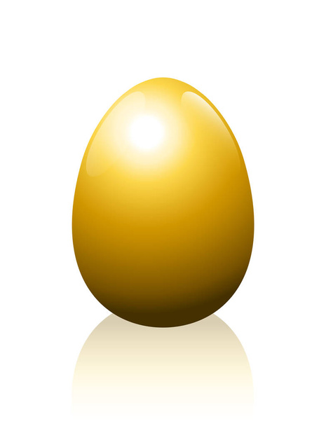 Gouden ei symbool idioom - Vector, afbeelding