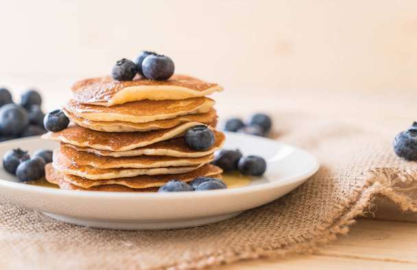 pancakes with blueberry - 写真・画像