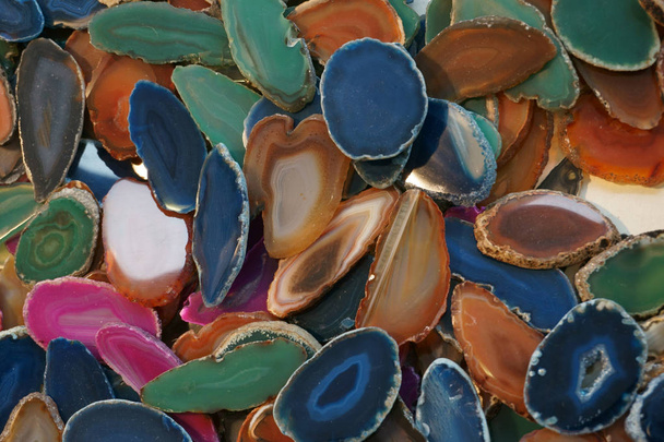 color agate collection - Photo, Image