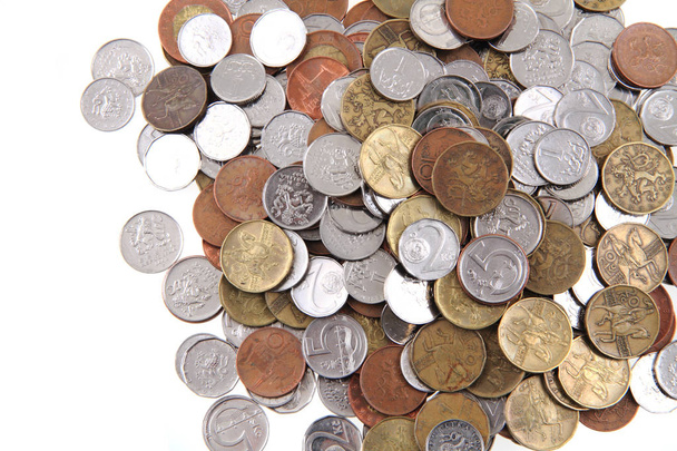 czech coins texture - Photo, Image