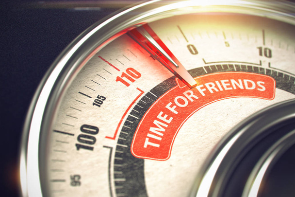 Time For Friends - Concetto di modalità Business o Marketing. 3D
. - Foto, immagini