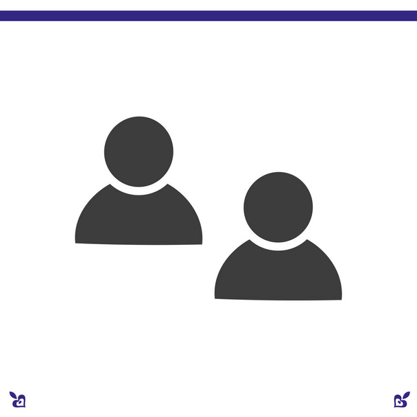 people flat icon - Vector, Image
