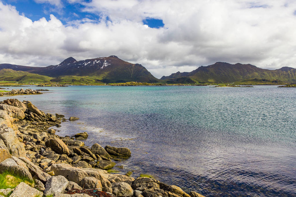 Beautiful view of Lofoten Islands in Norway - Valokuva, kuva