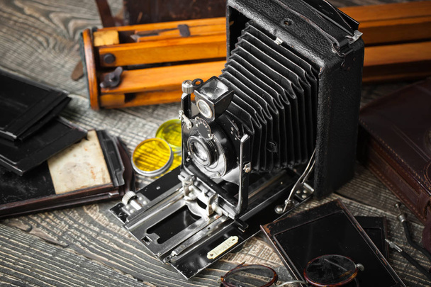 alte Kameras in Großaufnahme - Foto, Bild