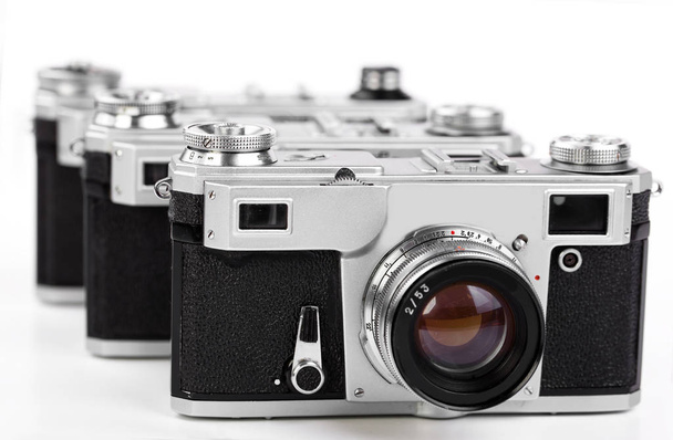 alte Kameras in Großaufnahme - Foto, Bild