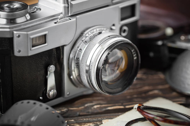 Old cameras close-up - Photo, Image