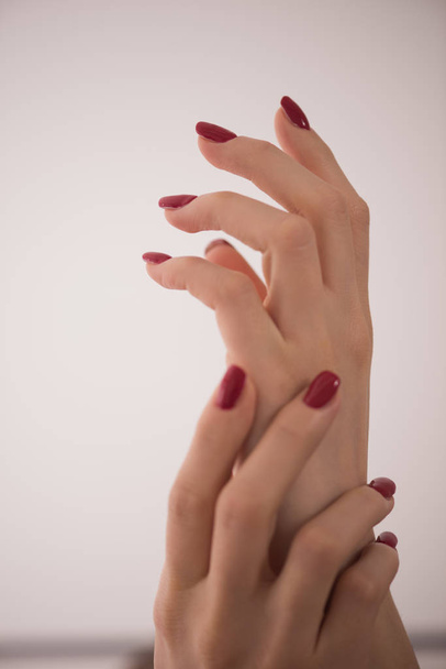 closeup of hands of a young woman - Photo, Image