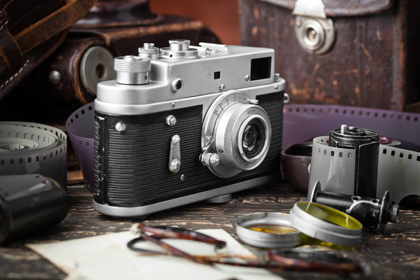 starý fotoaparát detail - Fotografie, Obrázek