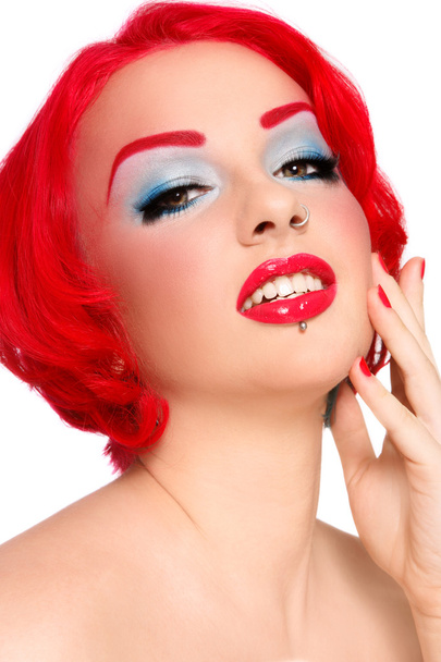 Red redhead - Фото, зображення