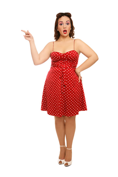Plus-size pin-up - Foto, afbeelding