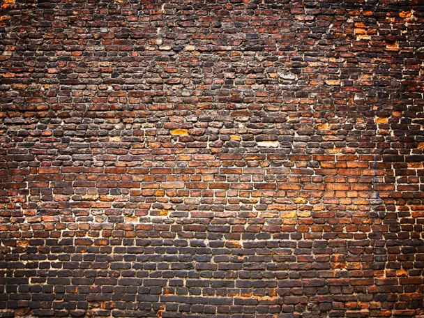brick wall as background, weathered surface with a vintage effec - Photo, Image