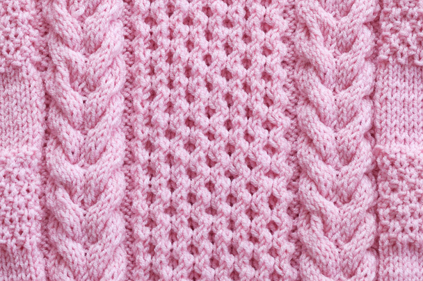 Motif tricoté en laine naturelle
 - Photo, image