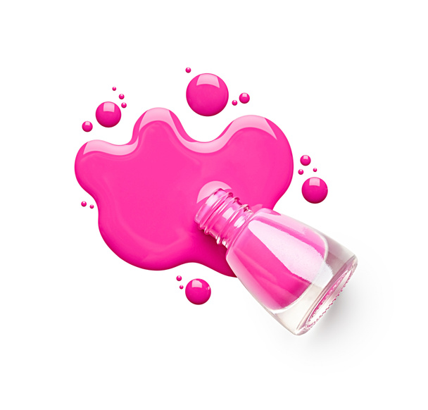Розовый лак для ногтей
 - Фото, изображение