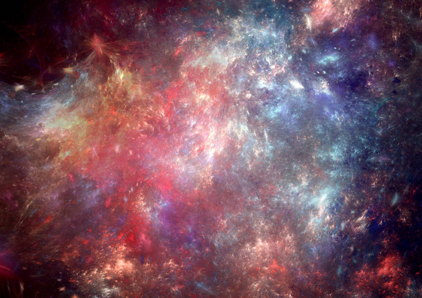 Universo abstracto de fantasia. Nebulosa sonhadora colorida
. - Foto, Imagem