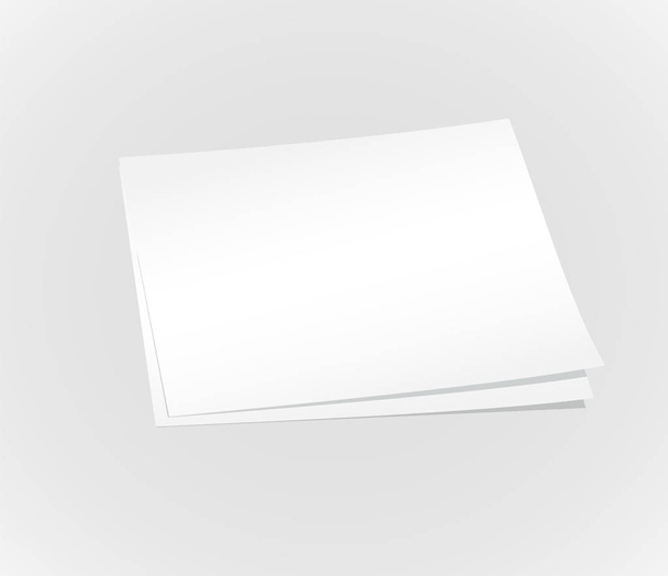 空白のホワイト ペーパーのベクトルの背景 - ベクター画像