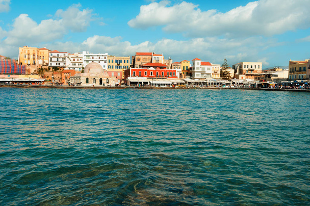 chiara acqua turchese di Chania habou, Creta, Grecia
 - Foto, immagini