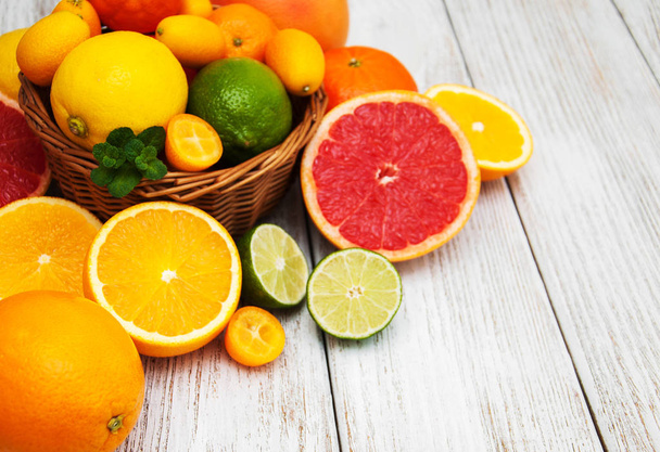Fresh citrus fruits - Foto, imagen