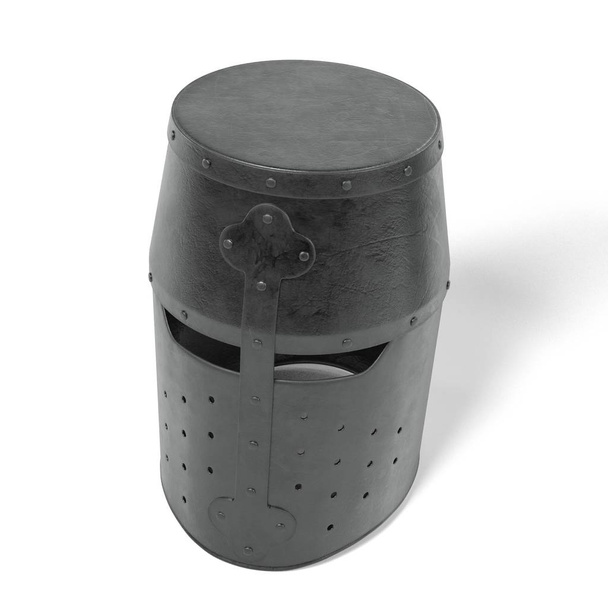 Representación 3D realista de casco medieval
 - Foto, Imagen