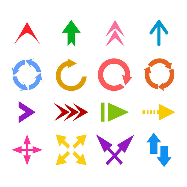 Icono de flecha establecer símbolo siguiente dirección del cursor
. - Vector, Imagen