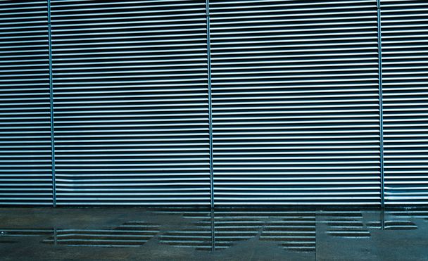 Prata metal blinds fundo
 - Foto, Imagem
