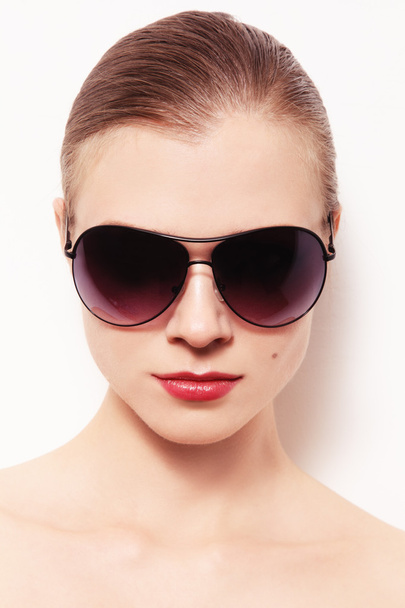 Girl in sunglasses - Фото, изображение