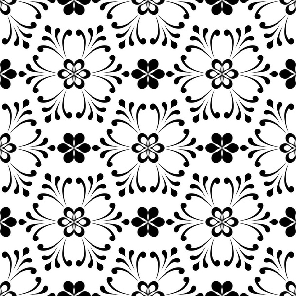 Floral seamless pattern. Abstract background - Вектор,изображение