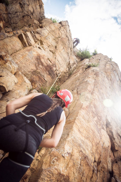 Jeunes grimpeurs Escalade
 - Photo, image