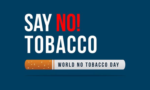 No tobacco day background collection - Wektor, obraz