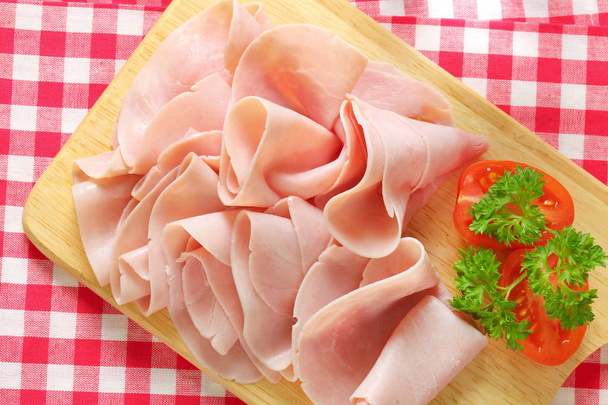 Thinly sliced ham - Photo, Image