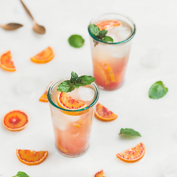 Blood orange fresh lemonade  - Foto, Imagen