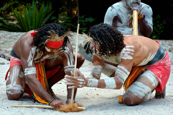 Εμφάνιση πολιτισμό Αβορίγινες στην Αυστραλία Κουίνσλαντ - Φωτογραφία, εικόνα