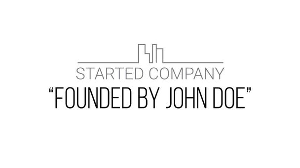 John Doe tipografi tasarım tarafından kurulan şirket başladı - Vektör, Görsel