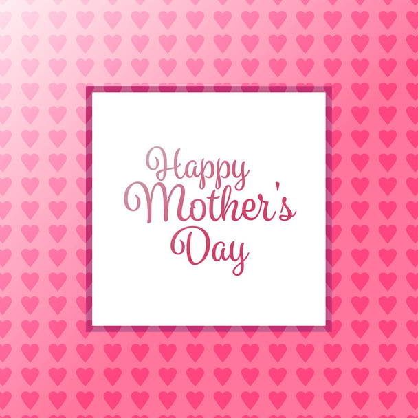 Happy Mother's Day greetings card - Vector, afbeelding