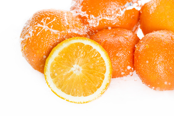 Naranjas frescas maduras
  - Foto, Imagen