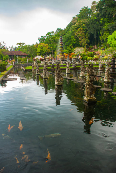 Water Palace of Tirta Gangga in East Bali, Karangasem, Indonesia - Foto, Imagen