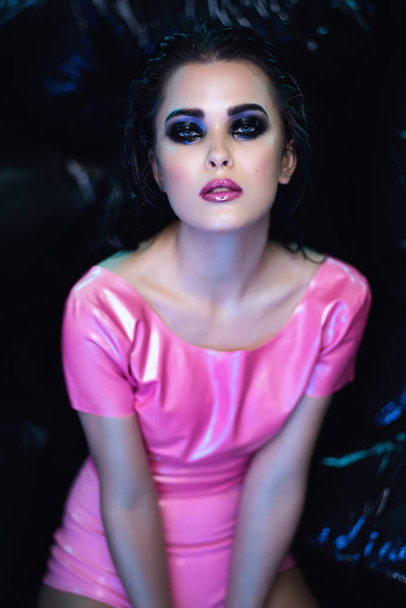 Woman in pink dress  - Photo, Image