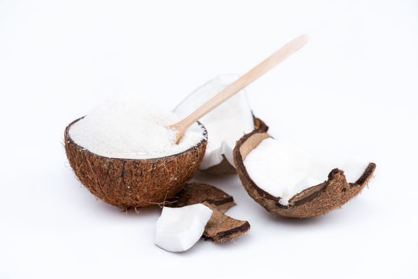 organic coconut with shavings  - Foto, afbeelding