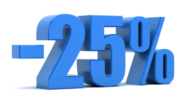 25 percent discount - Photo, Image