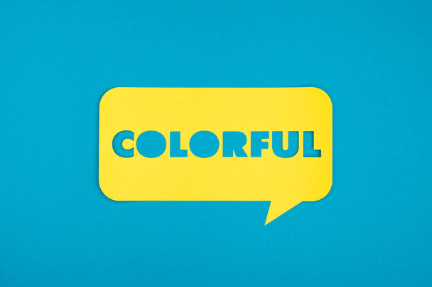 Colorful word in bubble - Фото, зображення