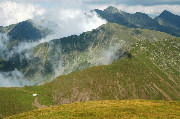 Beautiful mountain summer scenery. Fagaras mountains, Romania - Фото, зображення