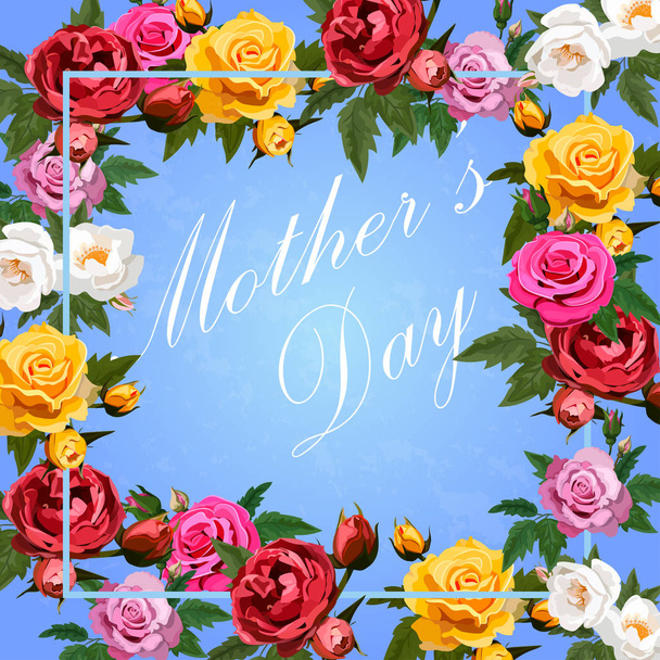 happy Mothers Day - Вектор,изображение