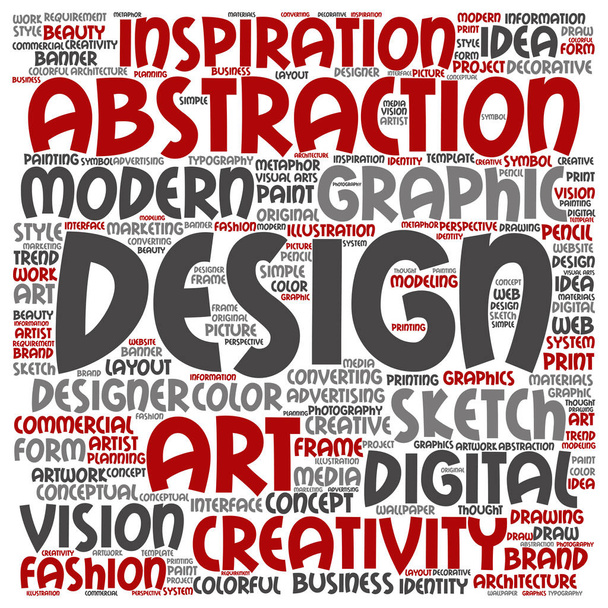 design word cloud - Photo, Image