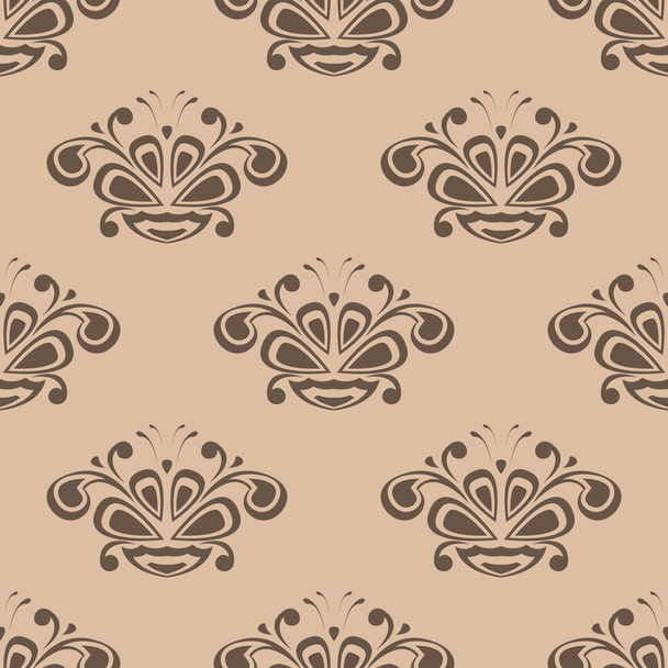 Seamless floral background for textile, wallpapers - Vecteur, image