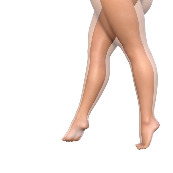 Belles jambes féminines
 - Photo, image