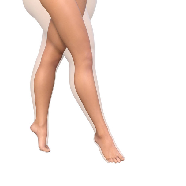 Belles jambes féminines
 - Photo, image